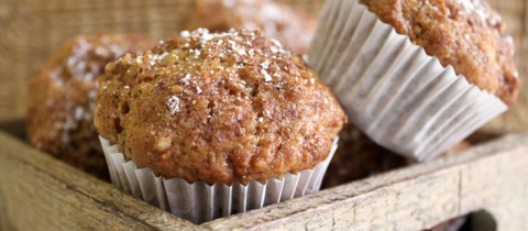 Grapefruit and lime muffins