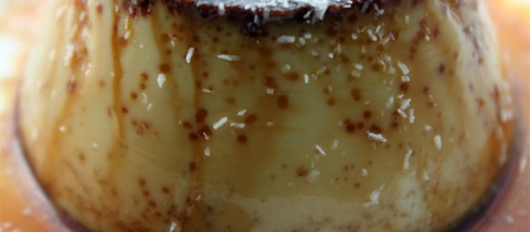 Spiced egg custard with a touch of orange