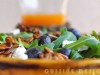 Arugula & cranberries salad with caramelized sunflower seeds