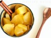 Cinnamon apple compote dessert
