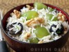 Grape and walnut rice