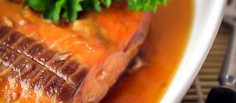 Maple syrup salmon