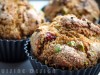 Spiced pistacho & cranberry muffins